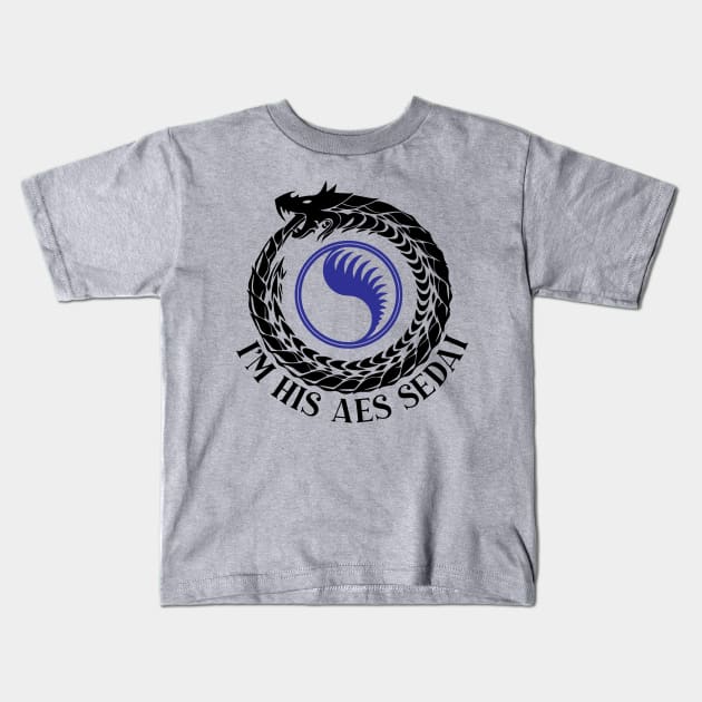 im her warder -eas sedai- the Wheel of Time Kids T-Shirt by whatyouareisbeautiful